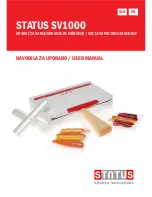 Status Instruments sv1000 User Manual предпросмотр