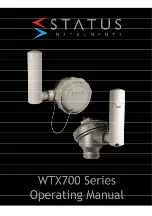 Status Instruments WTX700 Series Operating Manual предпросмотр