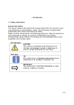 Предварительный просмотр 4 страницы Status Instruments WTX700 Series Operating Manual