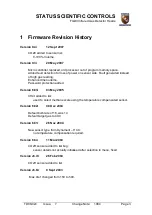 Предварительный просмотр 6 страницы STATUS SCIENTIFIC CONTROLS FGD 3 Series Manual