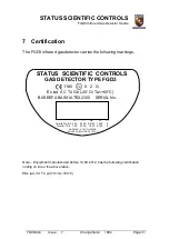 Preview for 34 page of STATUS SCIENTIFIC CONTROLS FGD 3 Series Manual