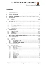 Preview for 5 page of STATUS SCIENTIFIC CONTROLS FGD10A-M Installation, Commissioning & Routine Gas Testing Manual