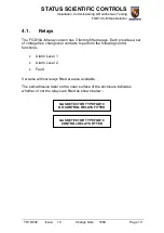 Preview for 11 page of STATUS SCIENTIFIC CONTROLS FGD10A-M Installation, Commissioning & Routine Gas Testing Manual