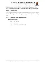 Preview for 24 page of STATUS SCIENTIFIC CONTROLS FGD10A-M Installation, Commissioning & Routine Gas Testing Manual