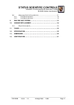 Предварительный просмотр 6 страницы STATUS SCIENTIFIC CONTROLS FGD10B Series Installation, Commissioning And Operation Manual