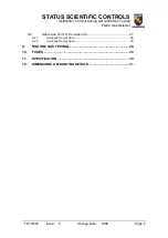 Preview for 6 page of STATUS SCIENTIFIC CONTROLS FGD4 Installation, Commissioning & Routine Gas Testing Manual