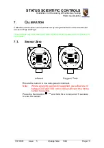 Preview for 16 page of STATUS SCIENTIFIC CONTROLS FGD4 Installation, Commissioning & Routine Gas Testing Manual