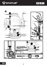 Предварительный просмотр 2 страницы Status RH1800 Original Instructions Manual