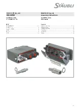 Preview for 1 page of Staubli CombiTac MA213-09 Assembly Instructions Manual