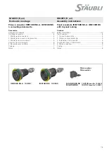 Preview for 1 page of Staubli ID/B16BV-NS-A Assembly Instructions Manual