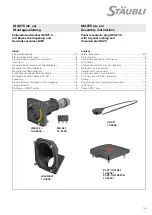 Staubli ID/S21-C Series Assembly Instructions Manual preview