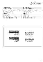 Staubli KBT16BV-AX/M Series Assembly Instructions Manual preview