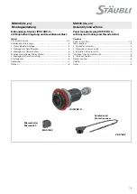 Preview for 1 page of Staubli MA046 Assembly Instructions Manual