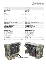 Staubli MPC3-BS Assembly Instructions Manual preview