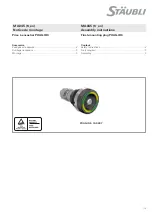 Preview for 1 page of Staubli POAG-ID6 Assembly Instructions