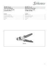 Предварительный просмотр 1 страницы Staubli PV-AZM Series Operating Instructions Manual