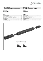 Staubli PV In-Line-Fuse Installation And Operation Manual preview