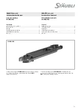 Предварительный просмотр 1 страницы Staubli PV-MS-PLS/1 Instruction Manual