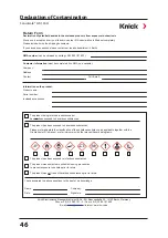 Предварительный просмотр 46 страницы Staubli SensoGate WA 130 H User Manual