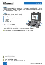 Предварительный просмотр 2 страницы STAUFF STA-CK-SKK Instruction Manual