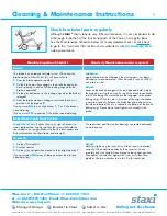 Preview for 9 page of Staxi Airport Chair Owner'S Manual And Maintenance Instructions