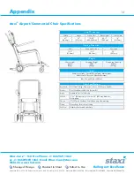 Preview for 14 page of Staxi Airport Chair Owner'S Manual And Maintenance Instructions