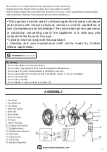 Preview for 3 page of Staycool F1421WH Operating Instructions Manual