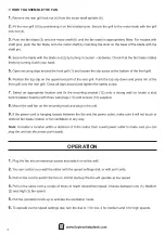 Preview for 4 page of Staycool F1421WH Operating Instructions Manual