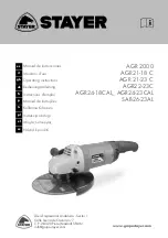 stayer AGR 2000 Operating Instructions Manual preview