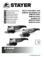 Предварительный просмотр 1 страницы stayer AGR22-23 Operating Instructions Manual