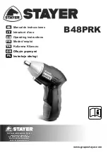 stayer B48PRK Operating Instructions Manual preview