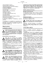 Preview for 75 page of stayer CD125 Operating Instructions Manual