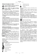 Preview for 77 page of stayer CD125 Operating Instructions Manual