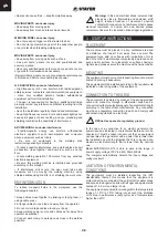 Preview for 28 page of stayer CITYWORK125 Operating Instructions Manual