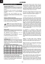 Preview for 60 page of stayer CITYWORK125 Operating Instructions Manual