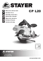 stayer CP L20 Operating Instructions Manual preview