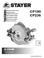 Предварительный просмотр 1 страницы stayer CP190 Operating Instructions Manual