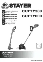 stayer CUTTY300 Operating Instructions Manual предпросмотр