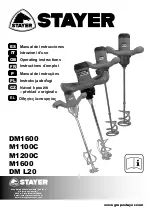 stayer DM L20 Operating Instructions Manual preview