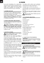 Preview for 20 page of stayer GAV2800 Operating Instructions Manual