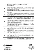 Предварительный просмотр 5 страницы stayer HL 11B Operating Instructions Manual