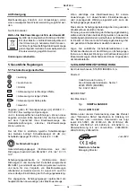 Предварительный просмотр 16 страницы stayer LOM130 3P Operating Instructions Manual