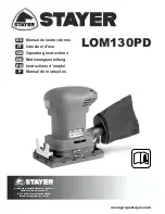 stayer LOM130PD Operating Instructions Manual preview