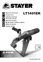 stayer LT1401EK Operating Instructions Manual preview