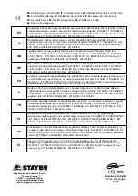 Предварительный просмотр 5 страницы stayer MULTI L20 Operating Instructions Manual