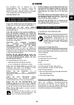 Предварительный просмотр 21 страницы stayer PBL202BL Operating Instructions Manual