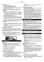 Preview for 22 page of stayer SC 250W PRO Operating Instructions Manual