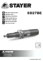 stayer SD27BE Operating Instructions Manual preview