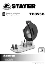 stayer TD355B Operating Instructions Manual preview