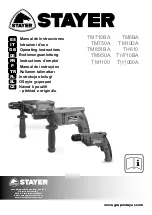 stayer TH1000A Operating Instructions Manual preview